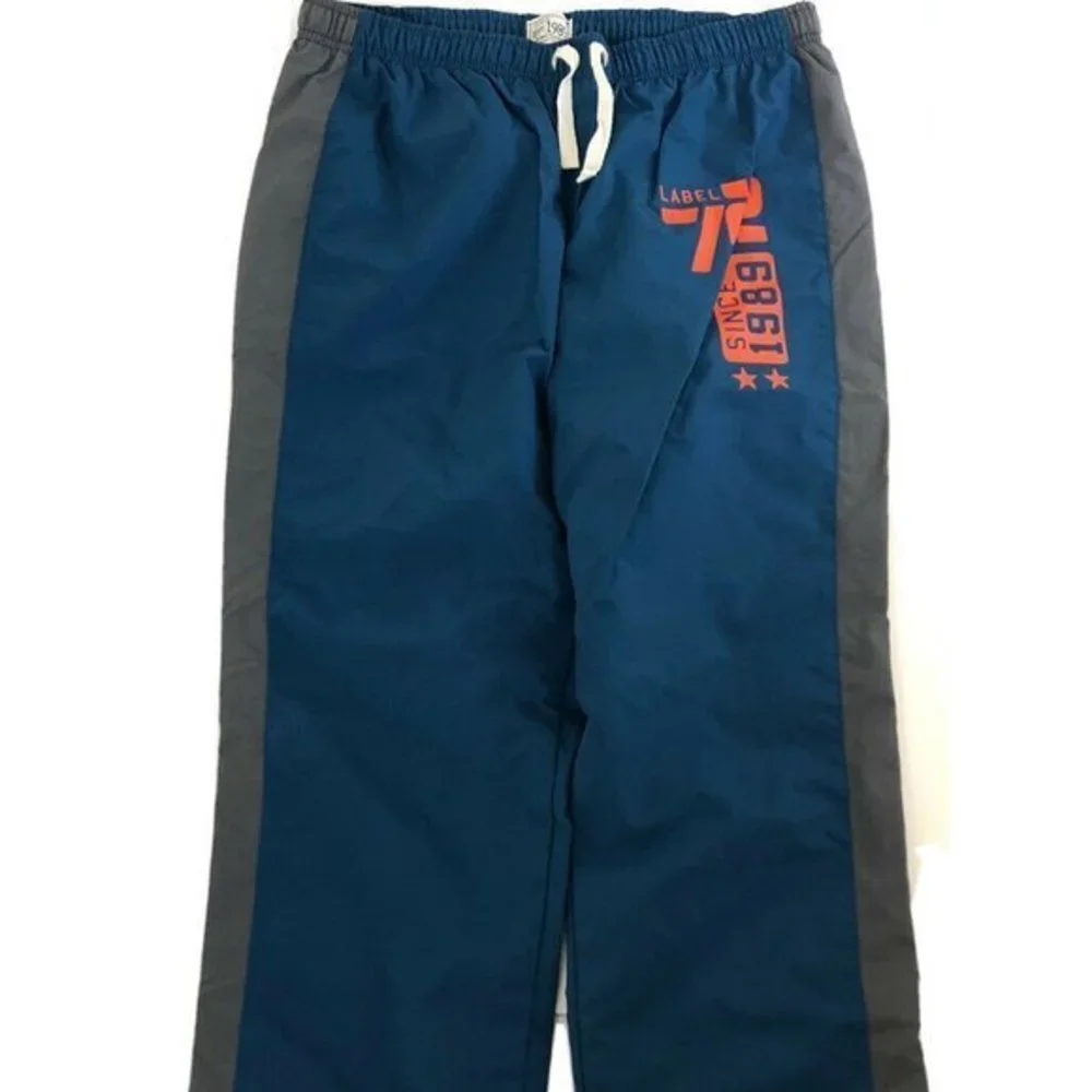 The Children's Place Boys' Big Active Wind Pants Large 10-12 Blue Husky